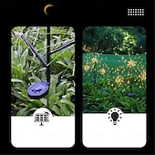 halpa ulkona olevat jouluvalot-Aurinko Ilotulituksia Valo 3in1 Aurinko Maahan Upotettu Voikukan Valoketju Ulkona Kestävä Koristevalaisin 1/2kpl