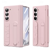 Недорогие Чехлы для Samsung-Чехол для телефона Samsung Galaxy Z Fold 6 с подставкой и защитой экрана защита всей поверхности ретро броня PC силикон