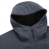 preiswerte Softshell-, Fleece- &amp; Wanderjacken-Herren Fleecejacke für Wanderer Winter Draussen Patchwork warm Fleece-Futter Wasserdicht Windundurchlässig Vliesjacken Voller Reißverschluss Klettern Camping / Wandern / Höhlenforschung Reisen