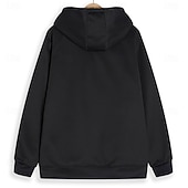 זול הודיות ציד-Men's Cowboy Deer Sweatshirt Long Sleeve Sweatshirts  Hooded Vintage Western Style Vacation Going out Fall &amp; Winter Black Brown Green Clothing Apparel Designer Graphic Print S M L XL XXL XXXL