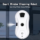 cheap Cordless Vacuum-Window Cleaning Machine With Water Tank Automatic Water Spray Planning Type Fully Automatic Window Cleaning Robot