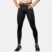 abordables Pantalones de Correr &amp; Mallas-Hombre Leggings mallas Pantalones para correr Leggings Pantalones de chándal Bolsillo Cintura elástica Alta cintura Mallas Leggings Exterior Deporte Deportivo Otoño Secado rápido Ligero Suave Maratón
