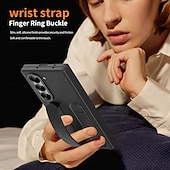 levne Pouzdra pro Samsung-Pouzdro na telefon pro Samsung Galaxy Z Fold 6 Z Fold 5 Z Fold 4 Z Fold 3 Zadní kryt s držákem s ochranou obrazovky plně ochranné retro Armor PC silikonové