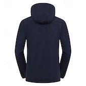 cheap Fleece &amp; 3 in 1 Jackets-Men&#039;s Softshell Jacket Hiking Jacket Outdoor Windproof Quick Dry Lightweight Jacket Windbreaker Jacket Traveling Black White Red Navy Blue Royal Blue