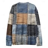abordables Sudaderas 3D para hombre-Hombre Graphic Retazos Sudaderas Sudadera con capucha Manga Larga Camisa de entrenamiento Con Capucha Vacaciones Fresco Diario Print Vacaciones Deporte Noche Estampado Invierno Primavera &amp; Otoño