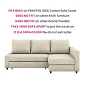 baratos Cobertura de Sofa-Capa de Sofá 100% Algodão com Armazenamento Capas de Sofá-Cama Acolchoadas Cor Sólida