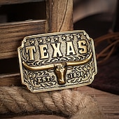 cheap Men&#039;s Belt-Men&#039;s Belt Buckle Buckle Alloy Vintage Style Retro Vintage Cow Texas Silver Bronze Daily Religious Celebrations Buckle