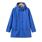 baratos Casacos Leves, Polares &amp; Caminhada-Mulheres Jaqueta Softshell Jaqueta de Trilha Ao ar livre A Prova de Vento Impermeável Jaqueta leve Jaqueta corta-vento Viajar Preto Amarelo Rosa claro Vermelho Azul Marinho