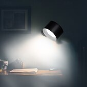 Недорогие Лампы для шайб-светодиодные настенные светильники для чтения настенные бра с 3 цветовыми температурами &amp; 3 уровня яркости аккумуляторная батарея магнитный шар 360 вращение сенсорные лампы управления для детей