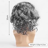 cheap Party Wigs-Funny Bald Wig Mediterranean Men&#039;s Wig Perfect Bald Head Cap for Costume Party Performance Halloween Dress-up Props