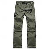 voordelige Bodems-Voor heren Combatbroek Cargohosen Wendbare Hosen Militair Buiten Normale pasvorm waterdicht Ademend Sneldrogend Broeken / Regenbroek / Overbroek Elastische taille Leger Groen donkergrijs Jagen