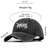billiga Baseballkeps herr-Herr Basebollkeps Solhatt Trucker Hat Svart Purpur Bomull Justerbara Tvättad Mode Dagliga kläder Festival Grafisk Mönster Ledigt / vardag