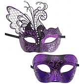Greek Goddess Roman Halloween Mask Venetian Mask Eye Mask Carnival Mask Sexy Costume Adults' Women's Halloween Carnival Mardi Gras Party Masquerade Easy Halloween Costumes Dress Up 18