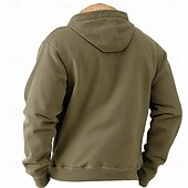 baratos moletons 3d masculinos-Homens Veado Tosão Moletom Moletons Moletom Manga Longa Moletom com capuz Com Capuz Moda Impressão 3D Feriado Caça Streetwear Azul Marron Zíper Bolsos Outono Inverno Designer
