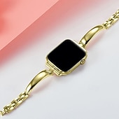 olcso Apple óraszíjak-Solo Loop Kompatibilis valamivel Apple Watch óraszíj 38mm 40mm 41mm 42mm 44mm 45mm 49mm Női Fém kapocs ötvözet Csere óraszíj mert iwatch Ultra 2 Series 9 8 7 SE 6 5 4 3 2 1
