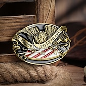 cheap Men&#039;s Belt-Men&#039;s Belt Buckle Buckle Gold Alloy Vintage Style Retro Vintage Eagle Daily Religious Celebrations