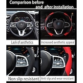 Χαμηλού Κόστους Καλύμματα για Τιμόνι Αυτοκινήτου-κάλυμμα τιμονιού αυτοκινήτου αντιολισθητικό universal 37-38cm καλύμματα τιμονιού διακόσμηση αυτο