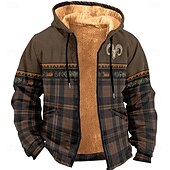 baratos moletons 3d masculinos-Homens Moletom Moletons Moletom com capuz impressao 3D Marron Outono/Inverno Designer