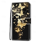 tanie Etui do iPhone&#039;ów-telefon Kılıf Na iPhone 11 Pro Max Osłona tylna Z podpórką z paskiem na nadgarstek Gniazdo karty Retro TPU Skóra PU