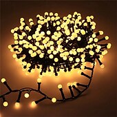 billige Elektrisk støpsel-vanntette led fe string lights 5m/10m julelys dc31v eu/us/au/uk plug led string lights for outdoor  &amp; innendørs innredning