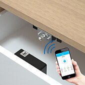 levne Zámky dveří-bluetooth neviditelný zámek skříně RFID senzor inteligentní zásuvka zabezpečení bez vrtání bezklíčová kartotéka neviditelný zámek aplikace odemknutí