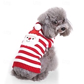 ieftine Pulovere-Câini Pisici Pulovere Jumper Modă Iarnă Cald Modă Comfortabil Crăciun Crăciun În aer liber Anul Nou Zilnice homewear Îmbrăcăminte pentru câini for Small Mediu