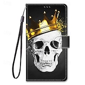 tanie Etui do iPhone&#039;ów-telefon Kılıf Na iPhone 11 Pro Max Osłona tylna Z podpórką z paskiem na nadgarstek Gniazdo karty Retro TPU Skóra PU