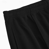 economico Gamba Dritta-Per uomo Pantaloni in pile Pantaloni della tuta Jogging Pantaloni della tuta a gamba larga Pantaloni Tasche Vita elastica Liscio Comfort Traspirante Esterno Giornaliero Per uscire Informale Grande e