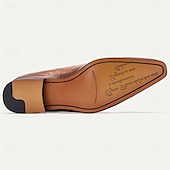 economico Scarpe Eleganti Classiche-scarpe oxford da uomo in pelle di vacchetta di prima qualità – scarpe eleganti brogue con lacci e motivo floreale intagliato a mano per occasioni formali