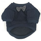 baratos Suéteres-Cachorros Gatos Súeters Pulôver Moda Inverno Quente Da Moda Confortável Ao ar livre Dia a Dia Homewear Roupas para cães for Small Médio