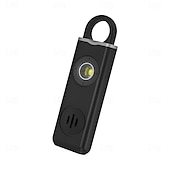 cheap Security Sensors &amp; Alarms-Pull Pin Self-Defense Emergency Security Personal Alarm 130dB Sound Rechargeable Anti-lost Work With Apple Find My