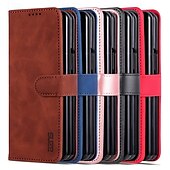 cheap iPhone Cases-Phone Case For Z Fold 6 Z Fold 4 Z Fold 3 iPhone 16 Pro Max Plus iPhone 15 Pro Max Plus iPhone 14 13 12 11 Pro Max Plus Mini Back Cover with Stand Holder Card Slot Shockproof Retro PU Leather