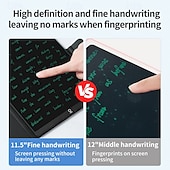 cheap Office Supplies-11.5 Inch Business Style Full Screen Clear Handwriting Writing Tablet Memo Pad Protective Case For Meeting Office Gifts