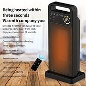 economico apparecchiature di riscaldamento-termoventilatore portatile riscaldatore elettrico invernale 2000w mini riscaldatore riscaldatore elettrico portatile in ceramica con surriscaldamento