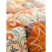 abordables Housse de canapé-Housse de canapé Géométrique Imprimé Polyester / Polyester / Coton Literie