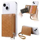 cheap Universal Phone Bags-Cell Phone Card Holder Pocket With Magsafe For iPhone 16 15 14 13 12 Pro Max Ring Holder Magnetic Drop Protection