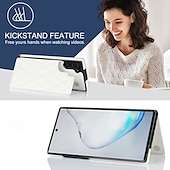 Недорогие Чехлы для Samsung-телефон Кейс для Назначение SSamsung Galaxy S24 S24 Ultra Plus S23 S22 S21 S20 Ultra Plus FE A14 A54 A72 А73 А53 A71 A12 Кейс на заднюю панель со стендом Разъем для карты Защита от удара Ретро