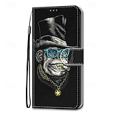 Χαμηλού Κόστους iPhone Θήκες-τηλέφωνο tok Για iPhone 11 Pro Max Πίσω Κάλυμμα με βάση στήριξης με λουράκι καρπού Υποδοχή κάρτας Ρετρό TPU PU δέρμα