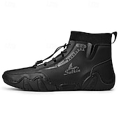 abordables Bottines-bottines décontractées en similicuir marron clair pour hommes avec détails cousus à la main, tige en tricot et lacets à bascule réglables - conception confortable et robuste pour l&#039;extérieur et le quotidien