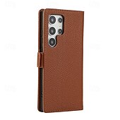 baratos Capa Samsung-telefone Capinha Para S24 S23 S22 S21 Ultra Plus S21 FE A55 5G A54 A34 A14 A72 A52 A42 A32 A22 A12 A02 S20 Plus S20 Ultra S20 A53 A33 A23 A13 A21s Capa traseira Com Suporte Zíper com cordão Retro TPU