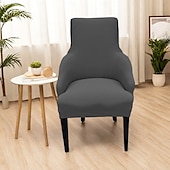 levne Obal krytu křesla a kryt křesla bez paže-Potah židle Wingback Geometrický / Proužky / Rostliny S potiskem Polyester potahy