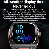 levne Chytré náramky-696 AK69 Chytré hodinky 1.52 inch Inteligentní náramek Bluetooth Záznamník hovorů Měřič spánku Monitor srdečního tepu Kompatibilní s Android iOS Dámské Hands free hovory Záznamník zpráv IPX-0 45mm
