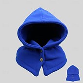 cheap Home Hats-Unisex Fleece Warm Cap For Winter, Windproof Hat, Outdoor Neck Warmer Thickened Head Cover
