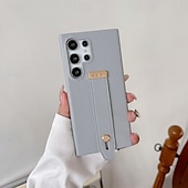 levne Pouzdra pro Samsung-telefon Carcasă Pro S24 S24 Ultra Plus S23 Ultra Plus S23 S22 S22 Plus Ultra A55 A35 A25 A15 5G A54 A34 A14 A53 A13 Pouzdro na peněženku s poutkem na zápěstí Nárazuvzdorné Retro TPU PU kůže