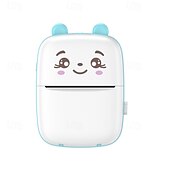 お買い得  Acessórios para festa-iPhone および Android 用ミニ プリンター、ワイヤレス ミニ フォト プリンター ラベル プリンター、ラベル、ジャーナル、学習ノート、クリスマス、ハロウィーン、感謝祭のギフトを印刷するためのポータブル BT ミニ サーマル プリンター