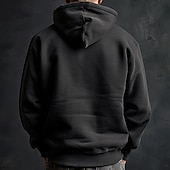 abordables sudaderas con capucha 3d para hombre-Navidad Hombre Papá Noel Sudadera Sudaderas Sudadera Manga Larga Sudadera con capucha Con Capucha Moda Impresión 3D Deporte Ropa de calle Negro Bolsillo Impresión 3D Otoño Invierno Diseñador