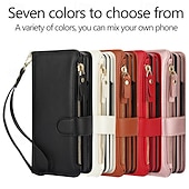 economico Cover Samsung-telefono Custodia Per Samsung Galaxy Piegatura a Z 7 Z Fold 6 Z Fold 5 Z Fold 4 Z Fold 3 Custodia Portafoglio con Supporto Magnetico Cerniera Retrò TPU Pelle PU