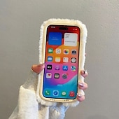 お買い得  iPhone用ケース-電話 ケース 用途 iPhone 15 プロマックスプラス iPhone 15 Pro Max iPhone 14 13 12 Pro Max Plus iPhone 13 Pro Max iPhone 12 Pro Max iPhone 11 Pro Max バックカバー スタンド付き 耐衝撃 レトロ風 TPU プラッシュ