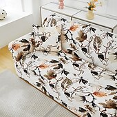 baratos Cobertura de Sofa-capa de sofá estampada capa elástica para sofás em formato de L protetor de móveis elegante e durável ideal para renovar a decoração da sua sala de estar com um design exclusivo