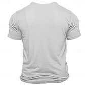 economico Magliette con stampa animale-Per uomo Gatto maglietta Manica corta maglietta Stampa 3D Girocollo Camicia Di tendenza Athleisure Strada Sportivo Grigio chiaro Estate Primavera Abbigliamento S M L XL XXL XXXL